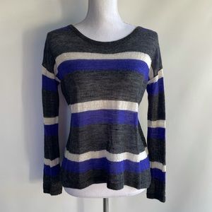 Joie Rosalie Striped Alpaca Wool Sweater - sz M